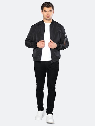 Threadbare Prehodna jakna | črna barva