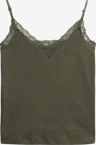 Superdry Top 'Essential' in Green: front