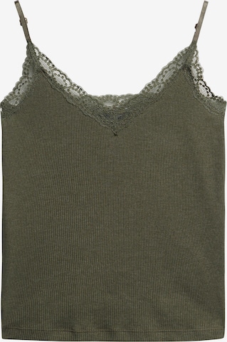 Superdry Top 'Essential' in Green: front