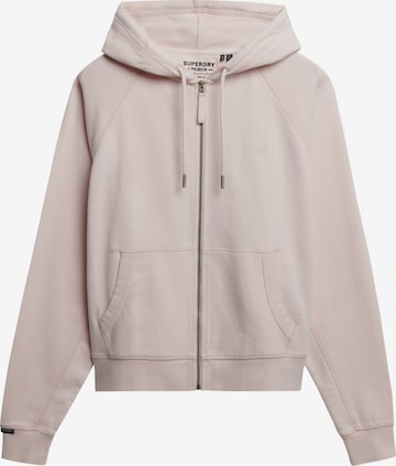Superdry Sweatjacke in Pink: Vorderseite