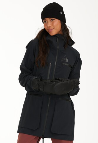 SOS Weatherproof jacket 'Silverton' in Black: front