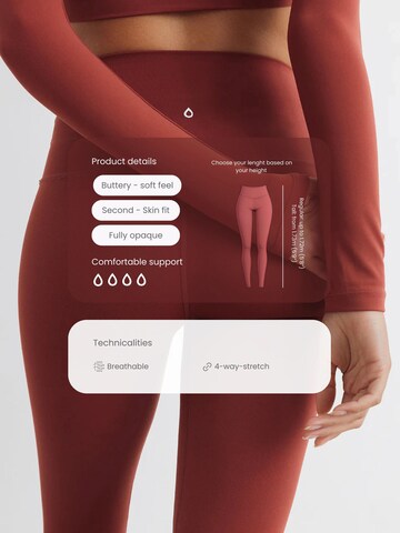 MyLibi Skinny Leggings in Red