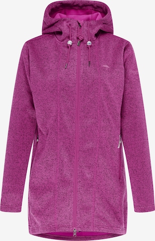 Veste mi-saison Schmuddelwedda en rose : devant
