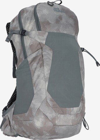 JACK WOLFSKIN Sports Backpack 'Crosstrail' in Silver