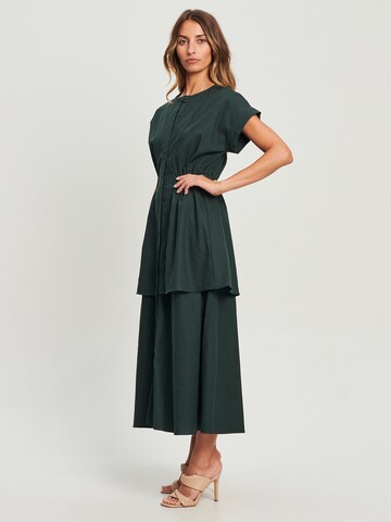 Willa Dress 'TEDDY ' in Green