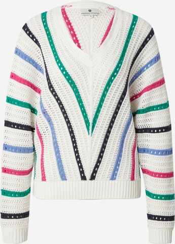 FREEMAN T. PORTER Sweater 'Persiana' in White: front