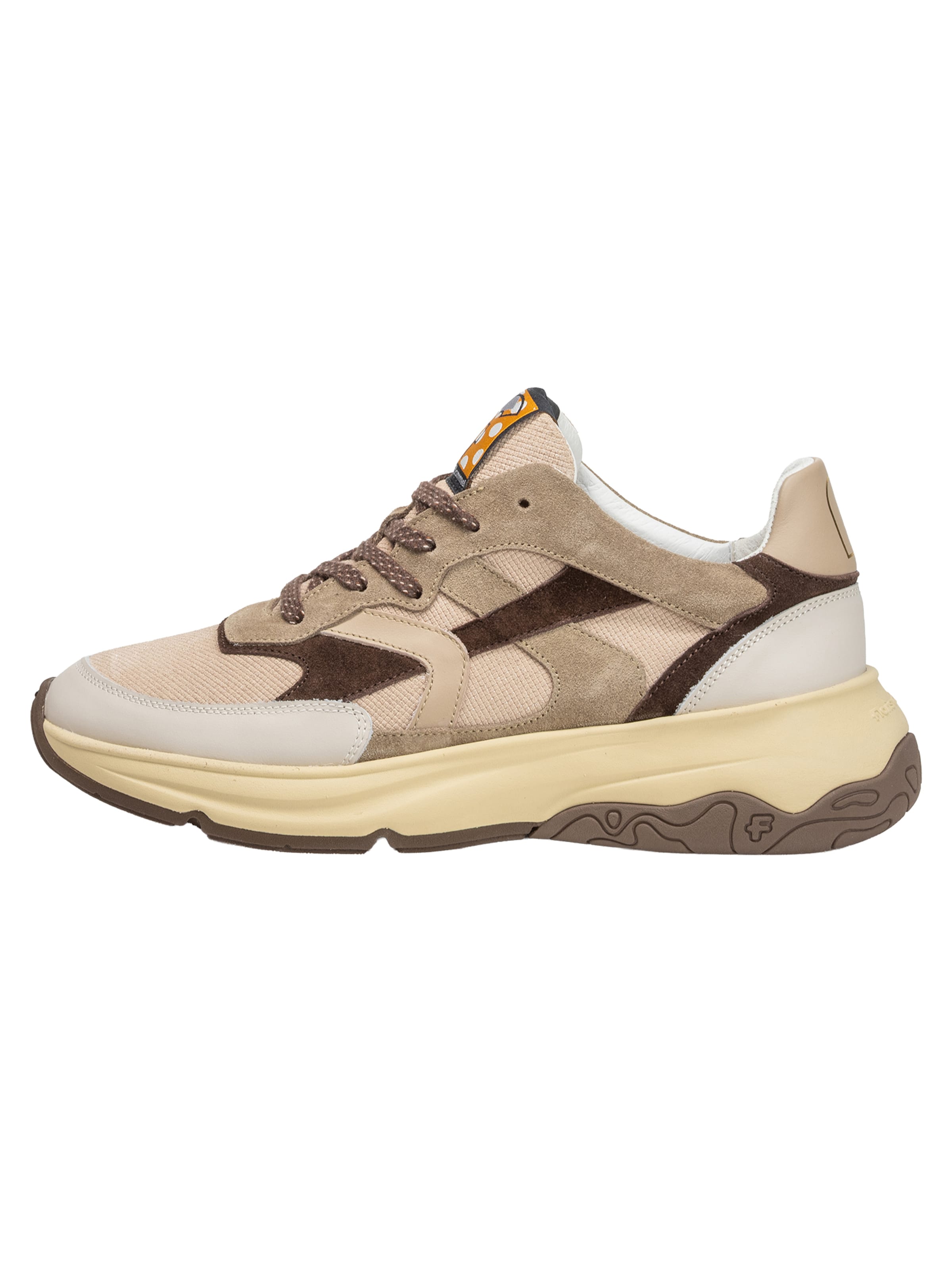 Floris van Bommel Platform trainers 'Holli 01' in Beige: front