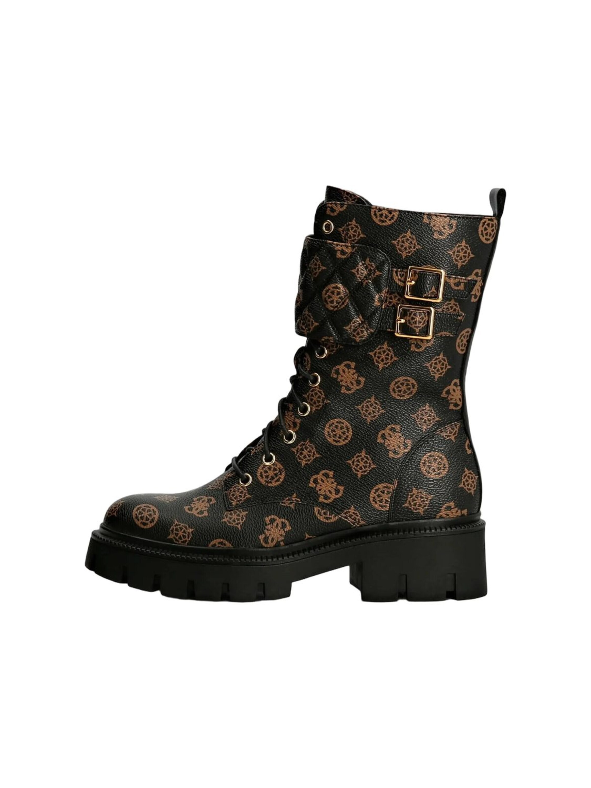 GUESS - Botas 'FL7SERFAL10' em preto: frente