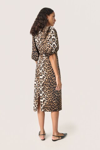SOAKED IN LUXURY Kleid 'Xala' in Braun