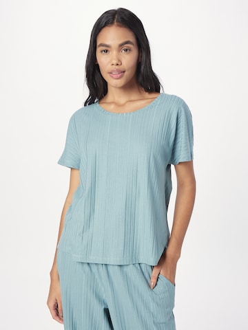 Chemise de nuit NATURANA en bleu : devant