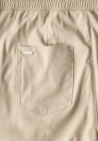 STREET ONE Slimfit Broek in Beige