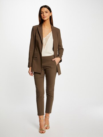 Slimfit Pantaloni di Morgan in marrone