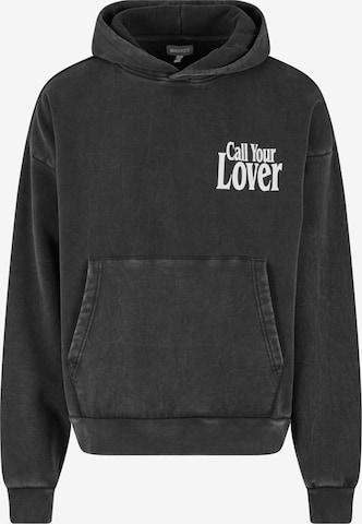 MARKET - Sudadera 'Call My Lover' en negro: frente