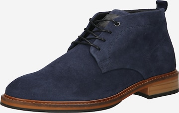 BULLBOXER Lace-Up Boots in Blue: front