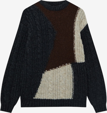 Pull&Bear Sweter w kolorze brązowy: przód