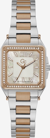 Gc Analog Watch in Silver: front