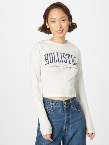 HOLLISTER Shirt in White: front