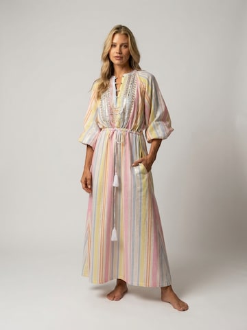 Robe 'Robe Longue Alessandra' Miss June en mélange de couleurs