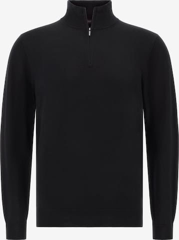 Pullover di Boggi Milano in nero: frontale