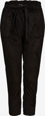 FRESHLIONS Pleat-Front Pants 'Adley' in Black: front
