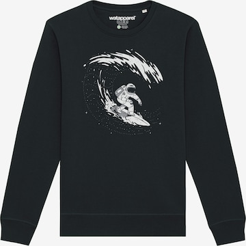 Watapparel Sweatshirt in Schwarz: Vorderseite