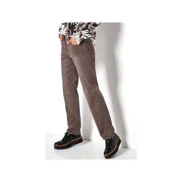 TONI Regular Pants in Brown: front