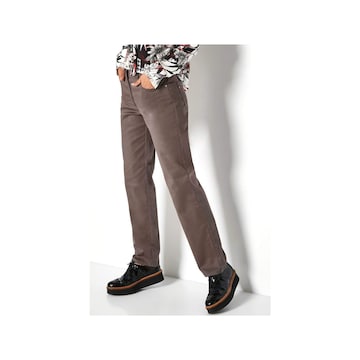 TONI Regular Pants in Brown: front