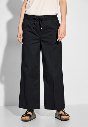 CECIL Loosefit Culotte Hose in Schwarz: Vorderseite