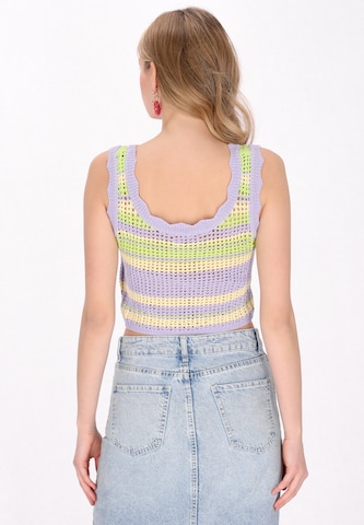 MYMO Knitted top 'Spring Summer' in Purple