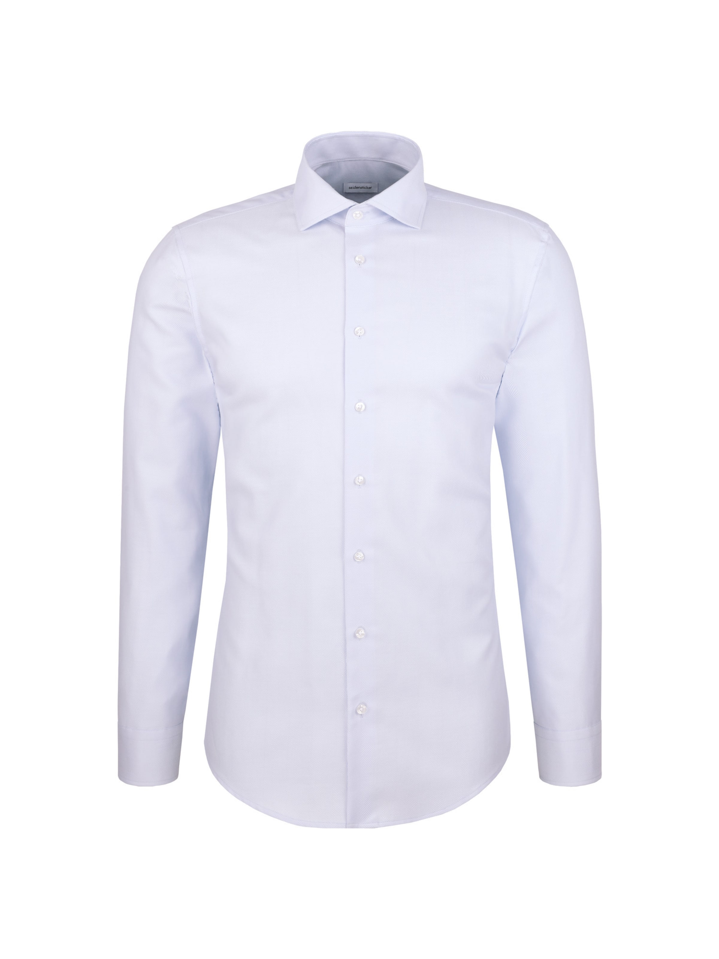 Coupe regular Chemise business 'Schwarze Rose' SEIDENSTICKER en bleu : devant