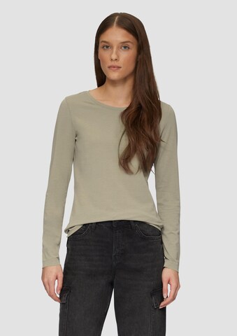 s.Oliver Shirt in Bruin: voorkant