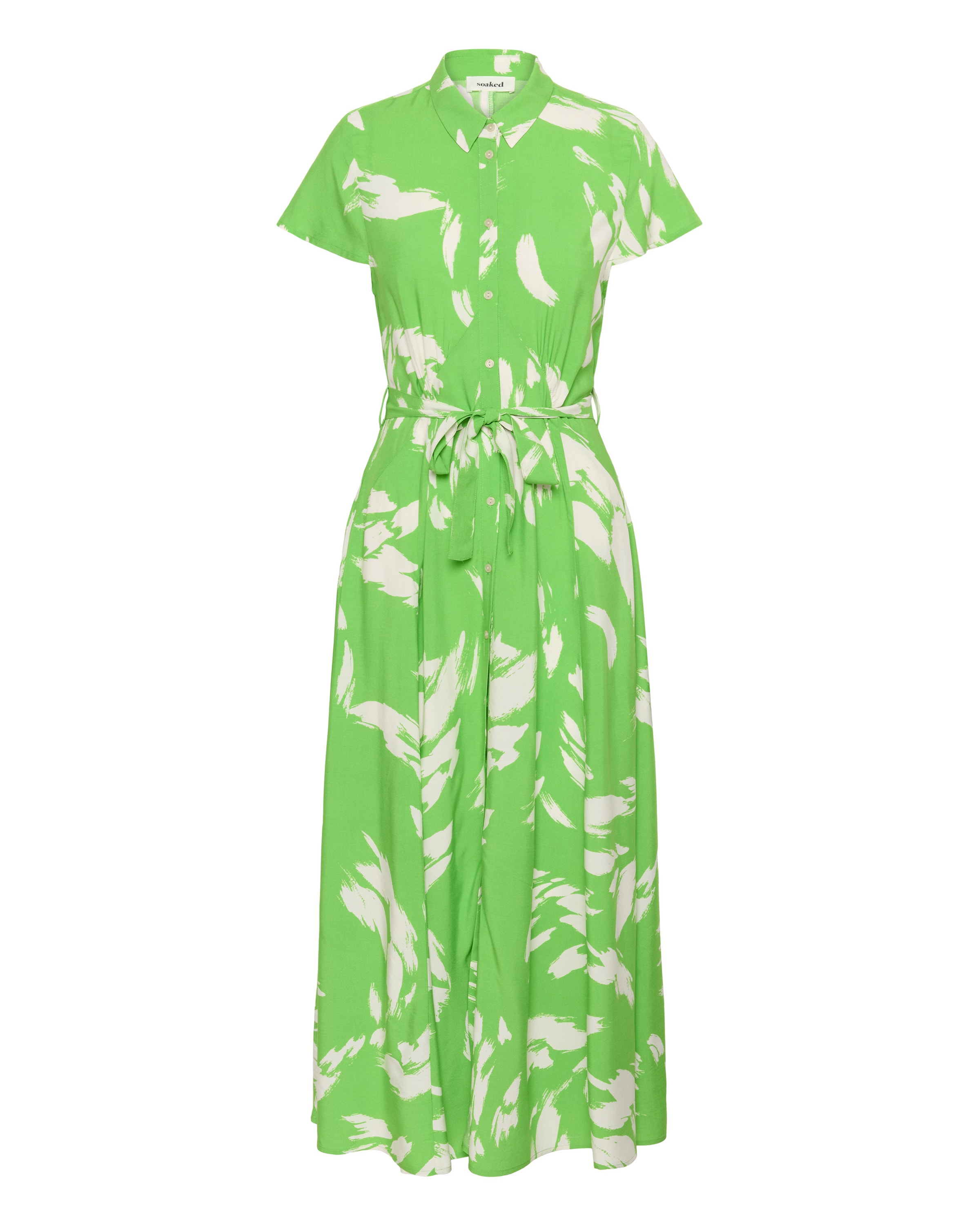 SOAKED IN LUXURY Blousejurk 'SLArjana' in de kleur Kiwi, Productweergave