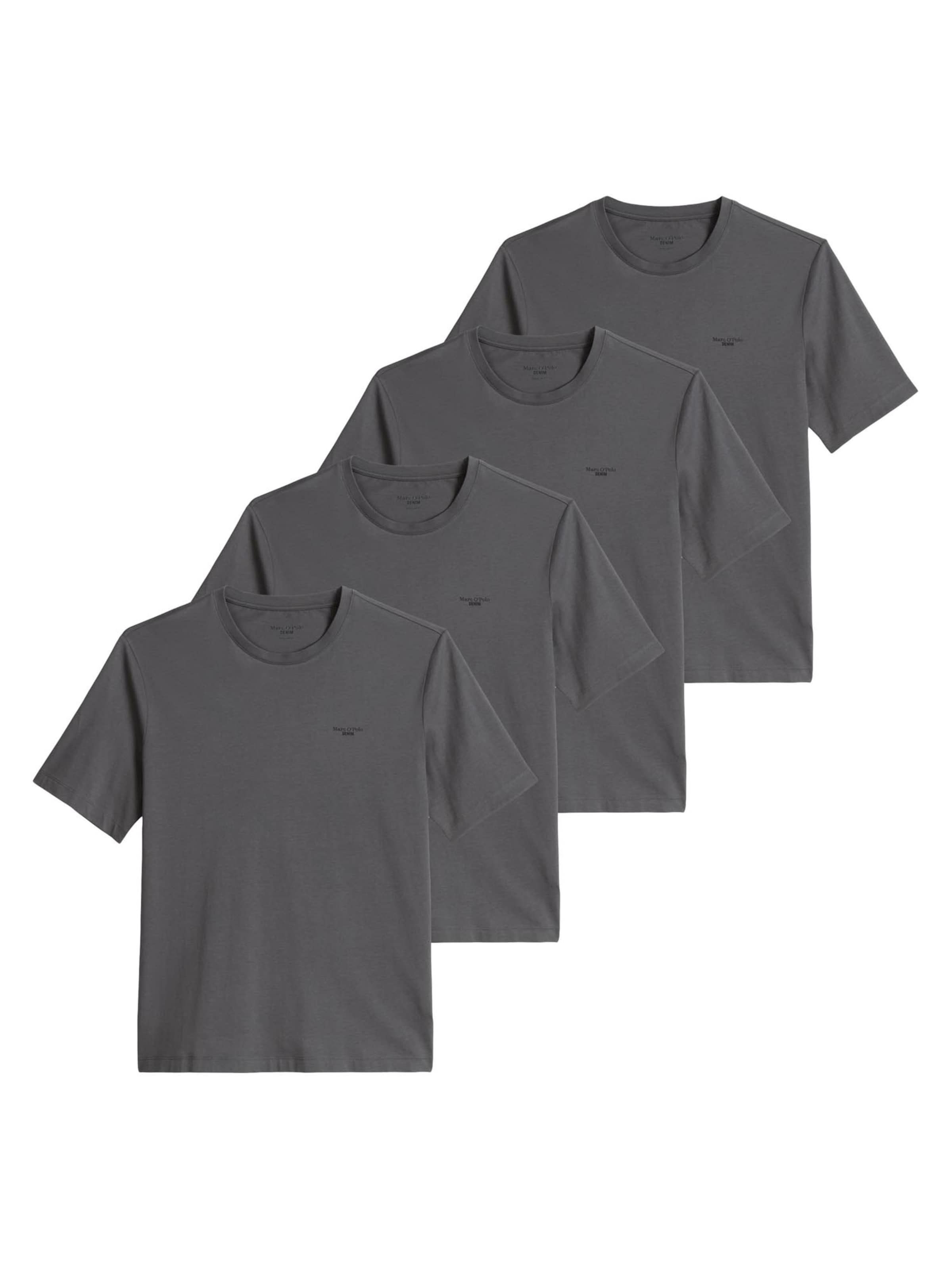 Marc O'Polo DENIM Shirt 'Basic' in Grey: front