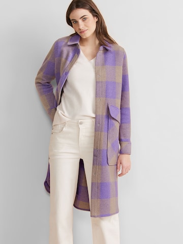 STREET ONE Between-Seasons Coat in Purple