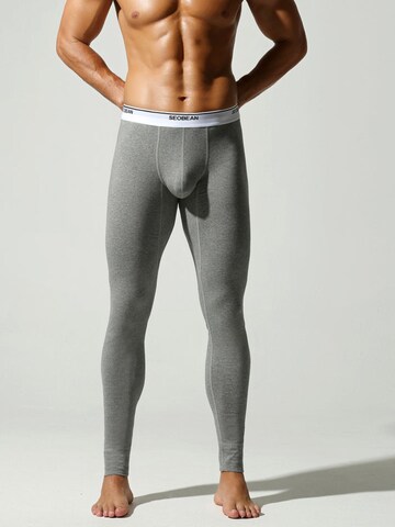 SEOBEAN Long Johns 'John Home' in Grey: front