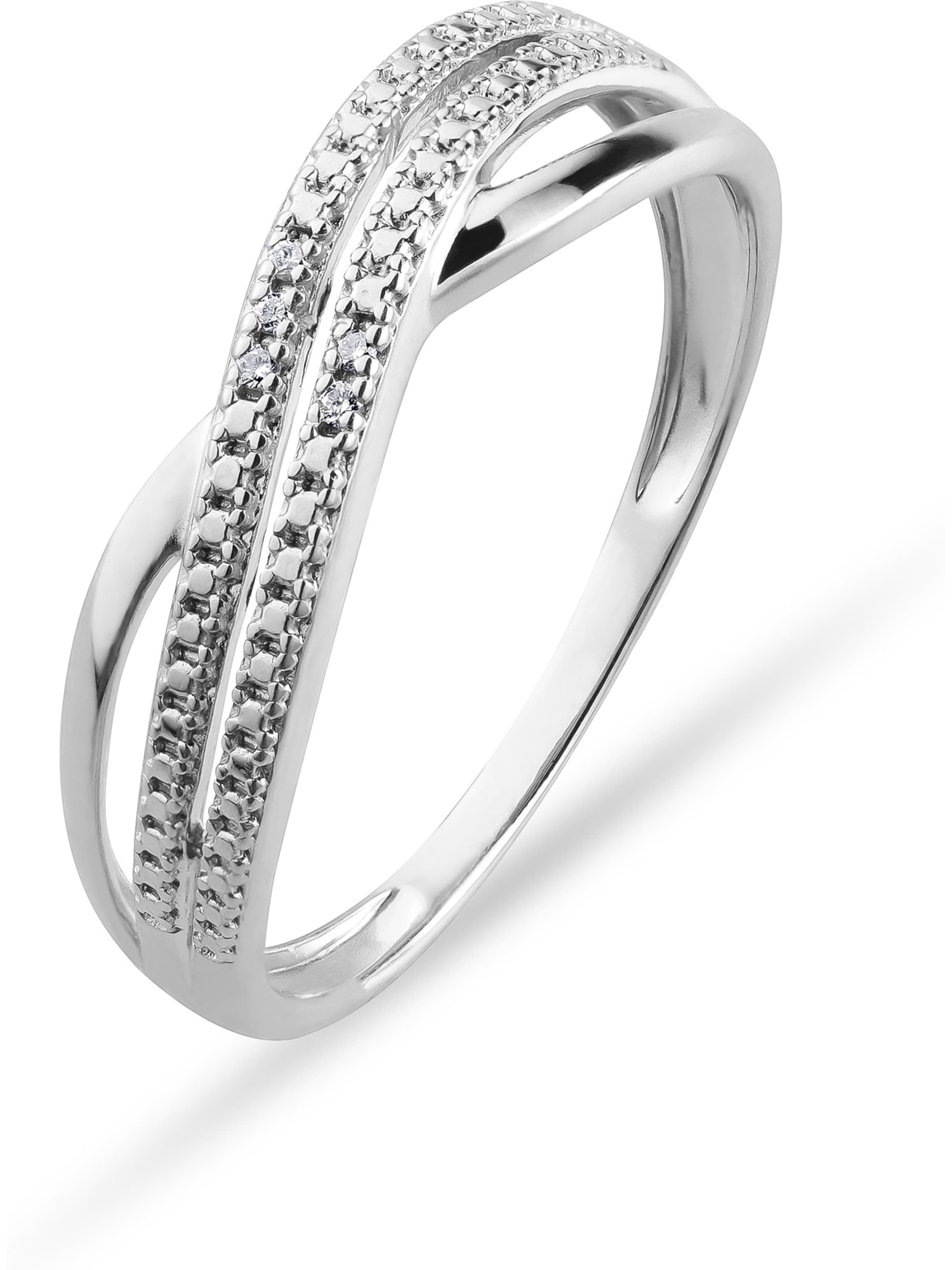 CHRIST Ring in Weiß: Vorderseite