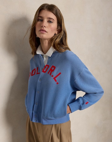 Giacca di felpa di Polo Ralph Lauren in blu: frontale