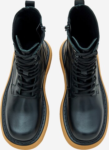 EDITED Lace-Up Boots 'Kamille' in Black