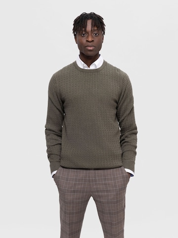 SELECTED HOMME Pullover 'Berg' in Grün: predná strana