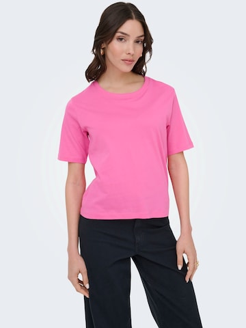 JDY Μπλουζάκι 'JDYREX' σε ροζ