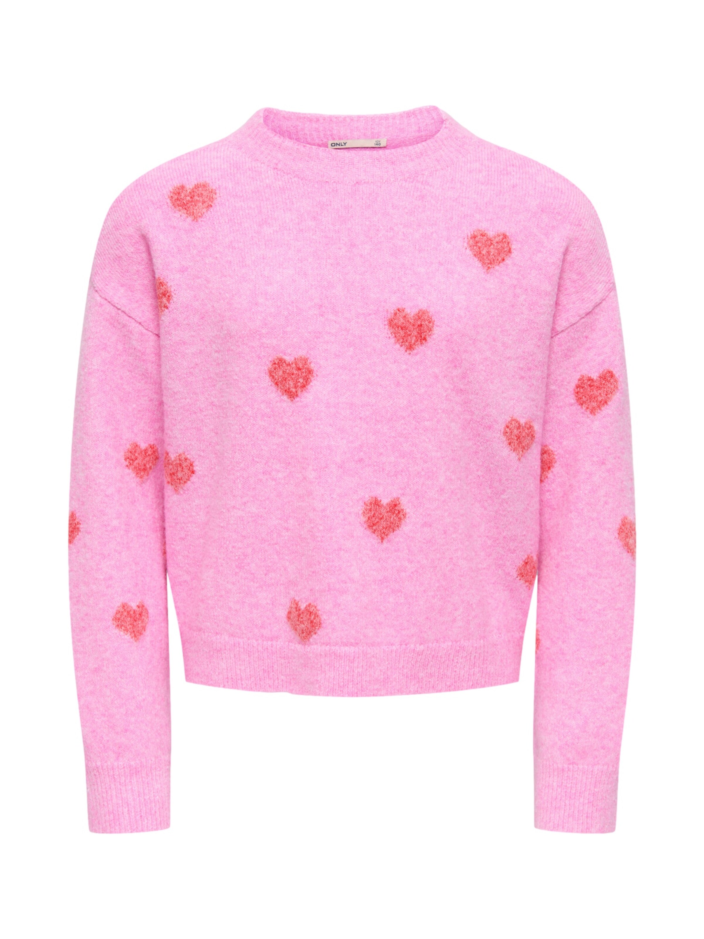 ONLY GIRLS Pullover 'KOGRica' in Pink: Vorderseite