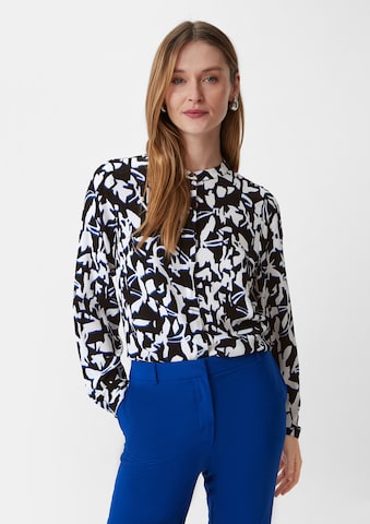 COMMA Bluse in Schwarz: Vorderseite