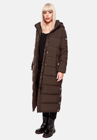 NAVAHOO Winter Coat 'Isalie' in Brown