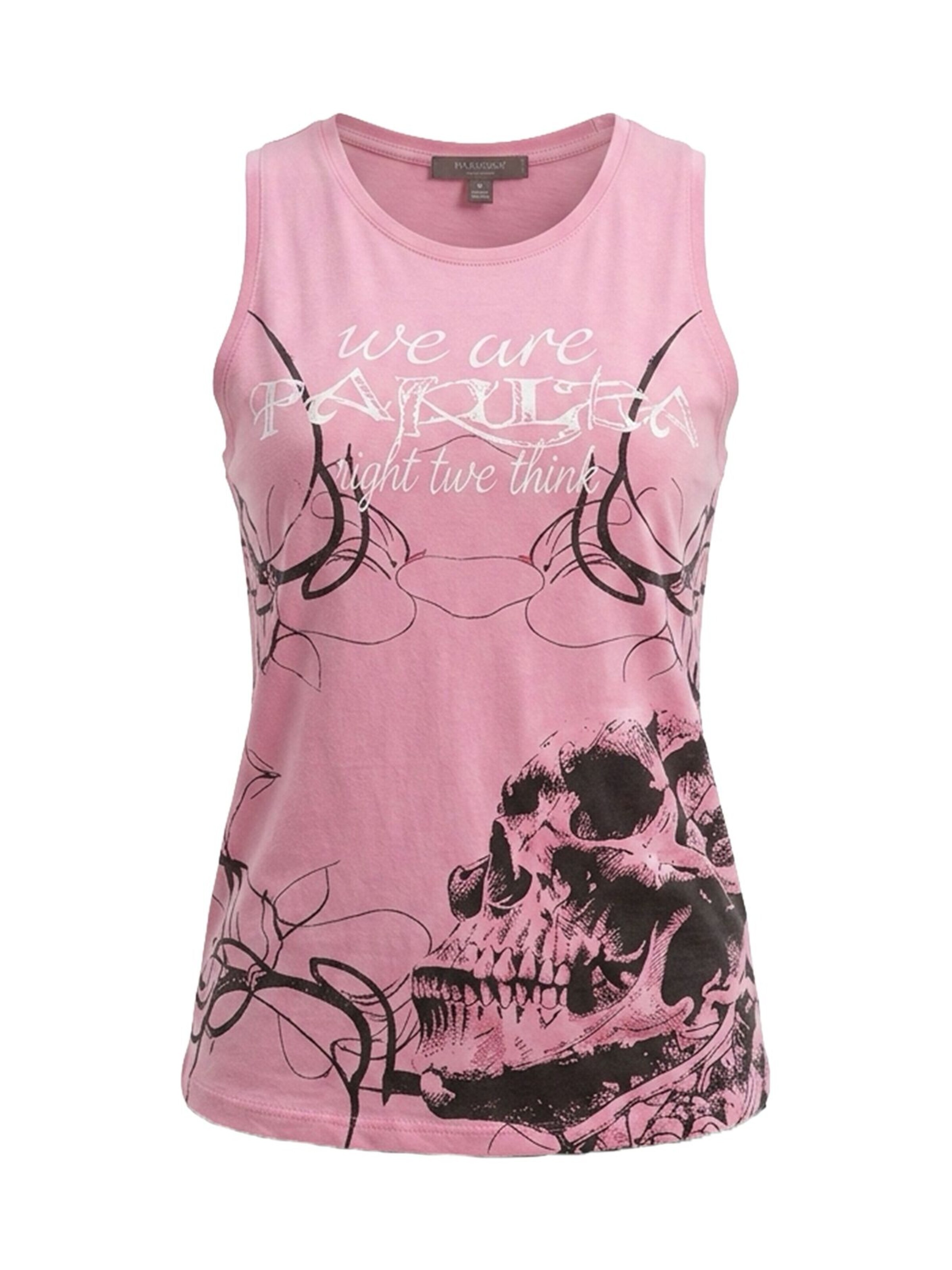 Yakuza Top 'Pareidolia' in Pink: front