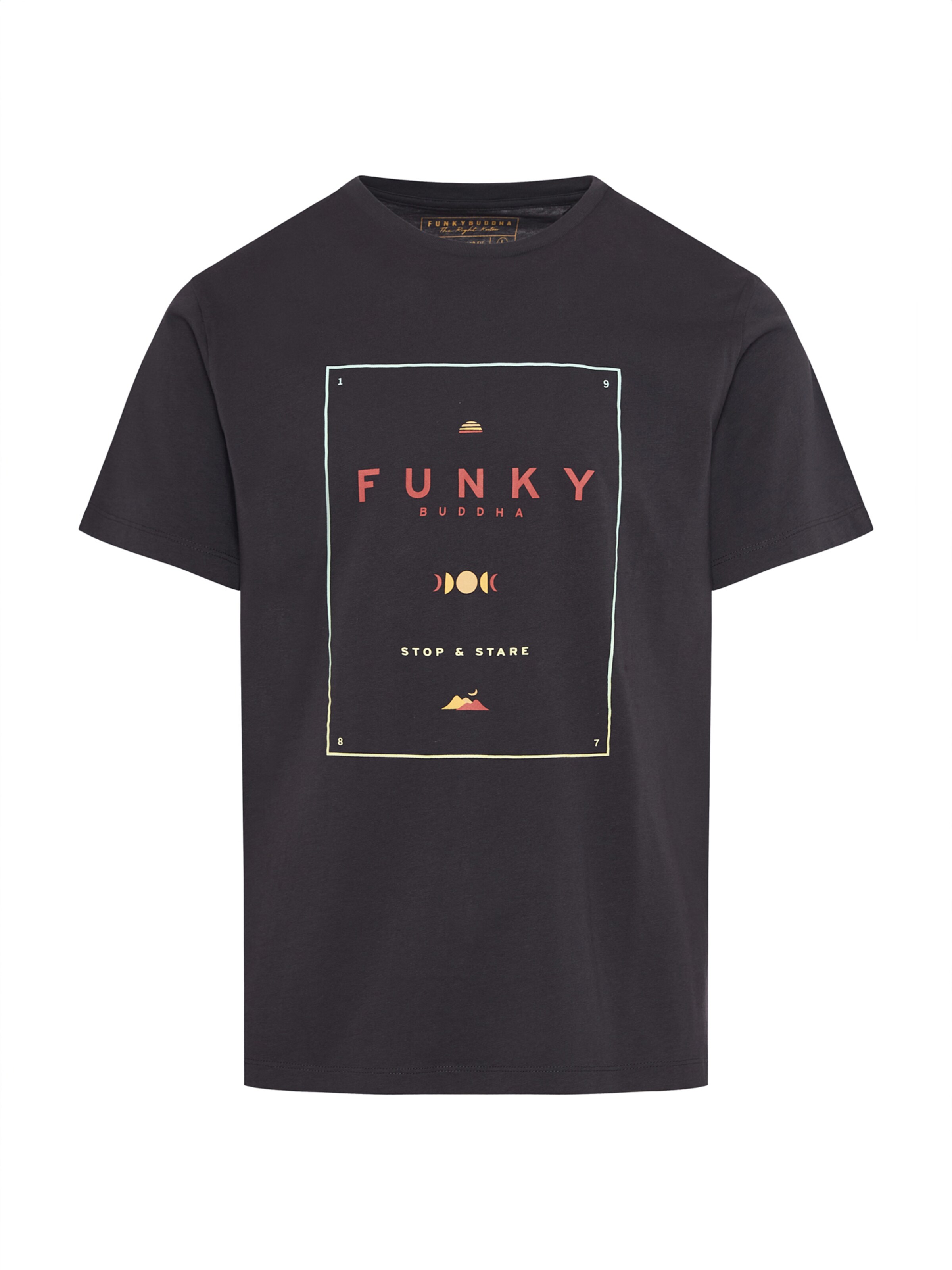 Funky Buddha Majica | siva barva: sprednja stran