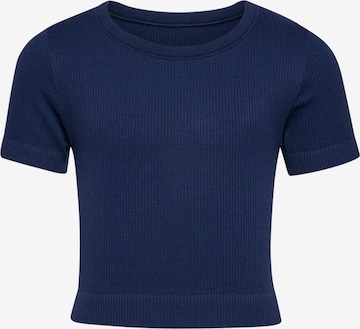 Hummel Functioneel shirt in Blauw: voorkant