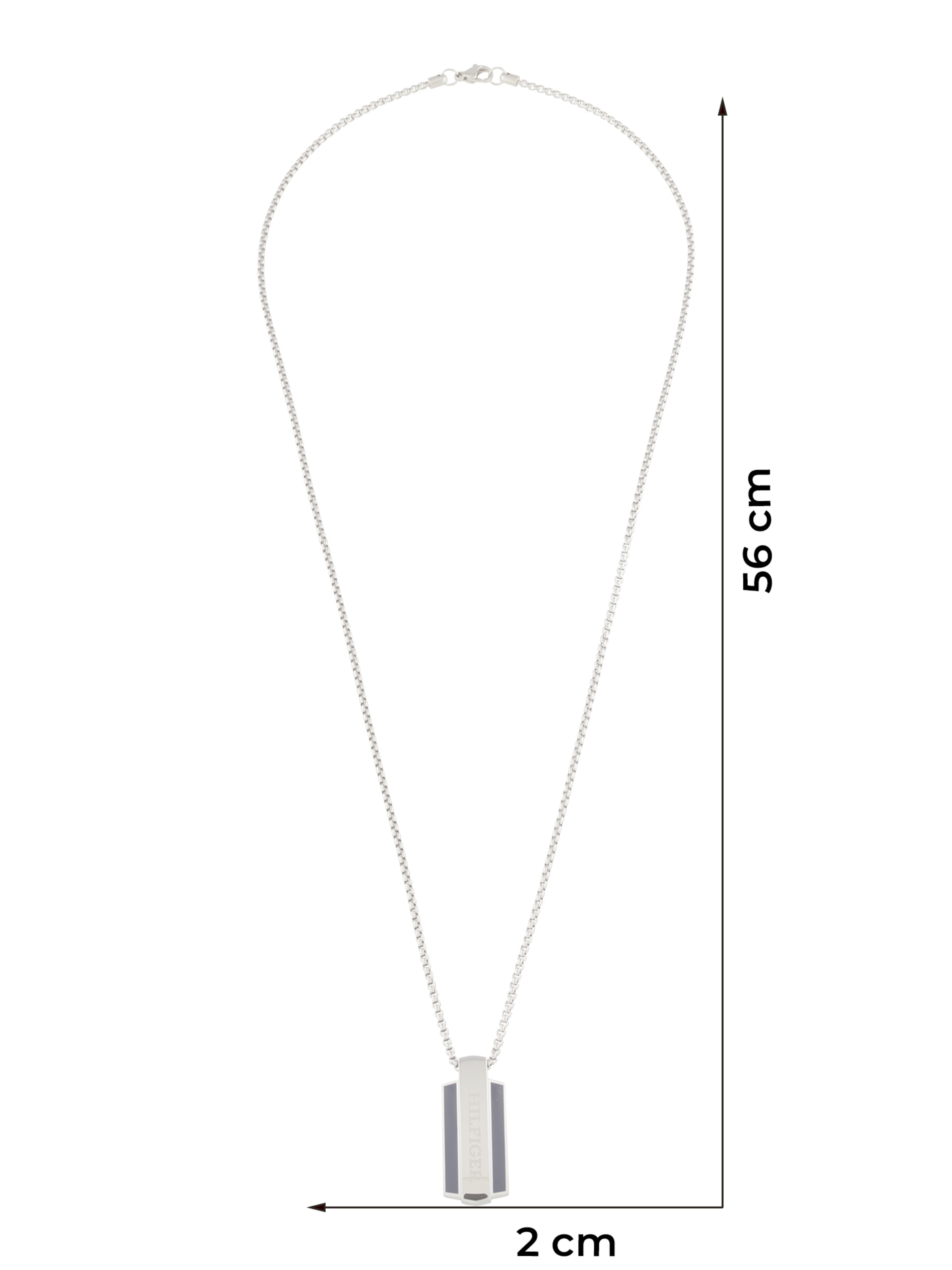 TOMMY HILFIGER Halsband 'PARKER' i silver