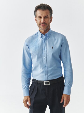 TATUUM Regular Fit Hemd in Blau: Vorderseite