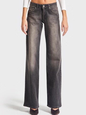 IT'S BASIC Regular Jeans 'Straight High Rise Jeans' in Bruin