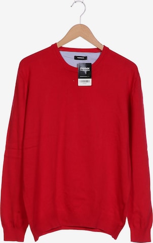 Walbusch Sweater & Cardigan in L-XL in Red: front